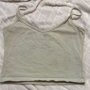 Brandy Melville Light Green Crop Top
